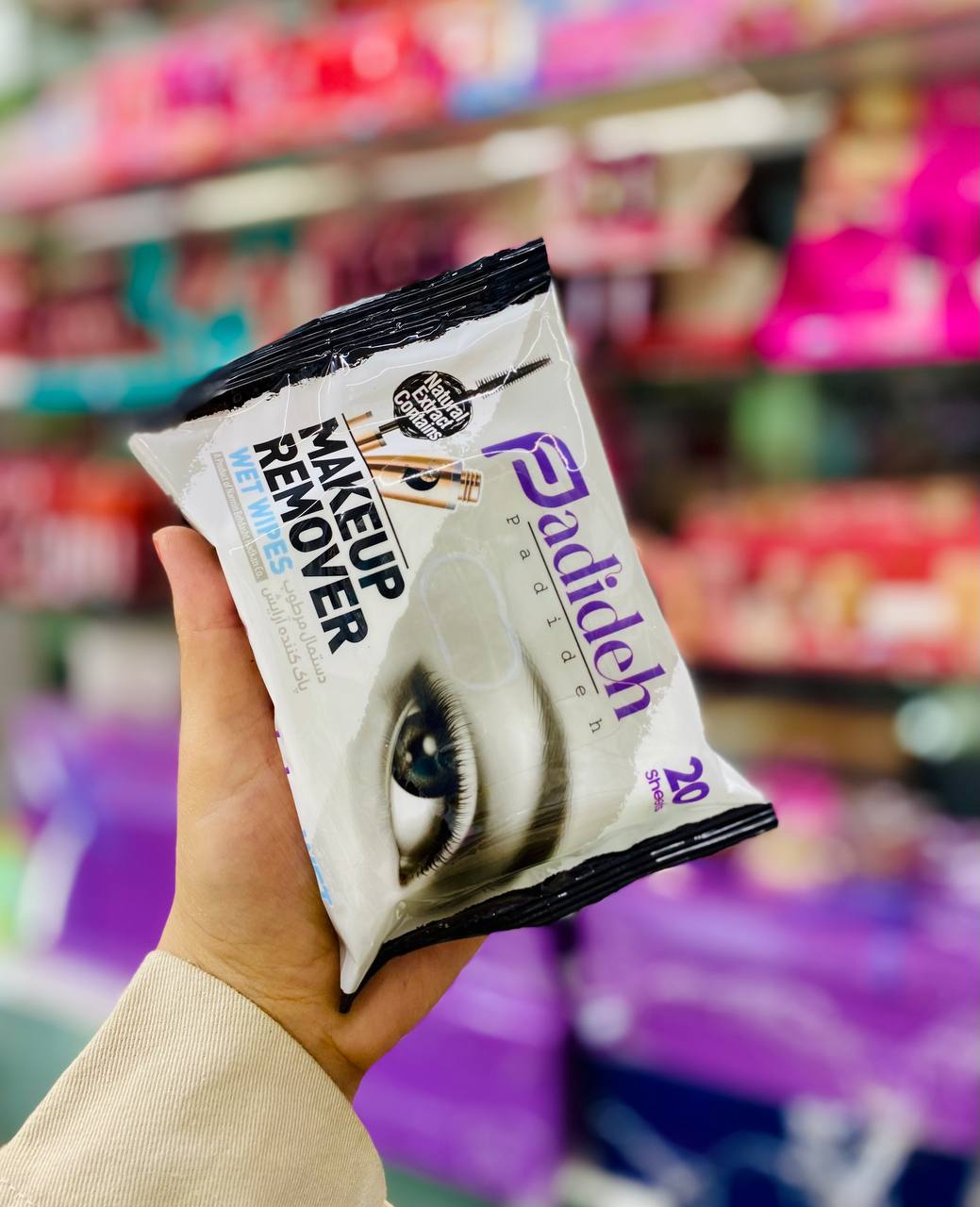 دستمال مرطوب 20برگ پدیده padideh