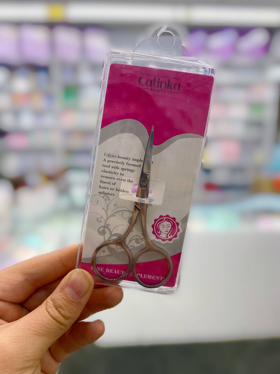 قیچی ابرو تمام تیتانیوم سرصاف